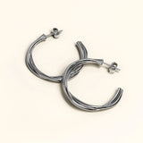 Bullion Gold Elsa White Gold Stud Earrings