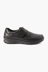 G Comfort Women's P 8223 Black Leather Stretch
