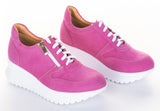 Bosccolo Womens Sneakers With Zipper - Pink