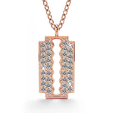 Krystal Couture Glittery Blade Necklace
