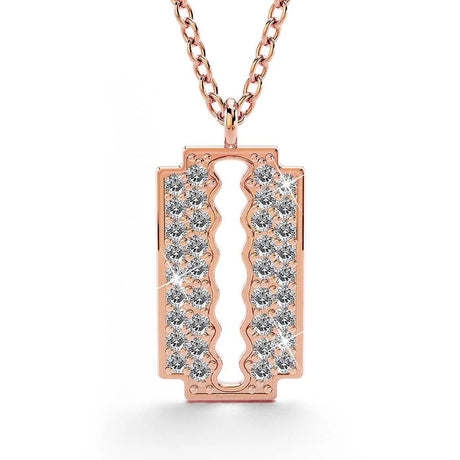 Krystal Couture Glittery Blade Necklace