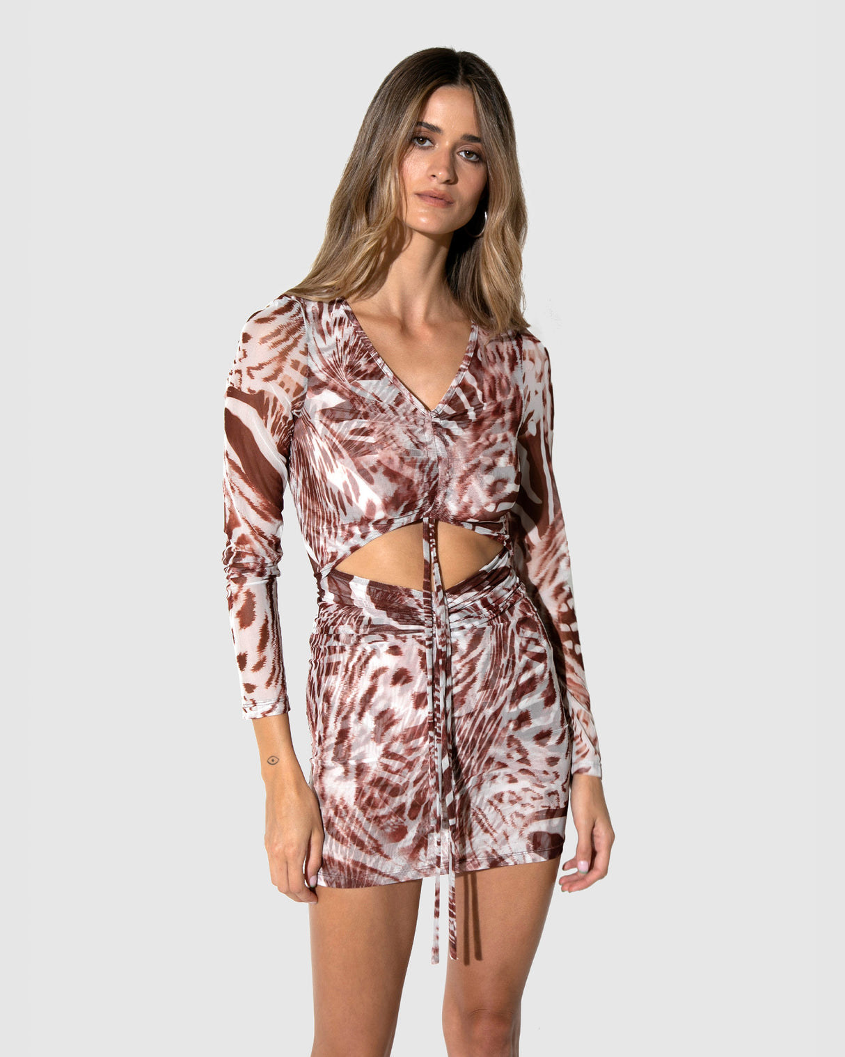 BY.DYLN Romeo Dress - Choc Print