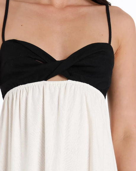 Lost In Lunar Mon Maxi Dress - Cream