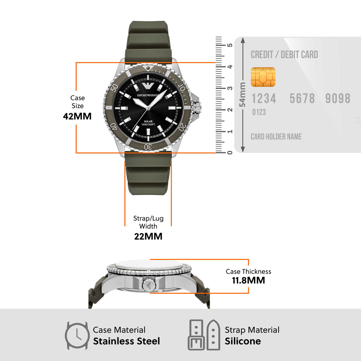 Emporio Armani Green Watch