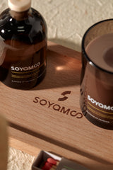 Zen Wood & Tea Earth Collection Brown Glass 4-Piece Set