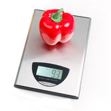 TODO 5Kg Stainless Steel Kitchen Scale Lcd Display 1G Graduation 5000G - Silver