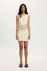 Cotton On Women's Sloane Lace Mini Dress - Vanilla Glow
