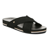 Vionic Panama Beach Slide - Black Canvas