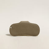 Leather Sunglasses Wrist Pouch - Taupe