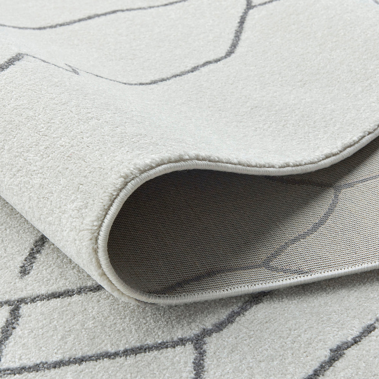 Paradise Ivy Grey Runner Rug