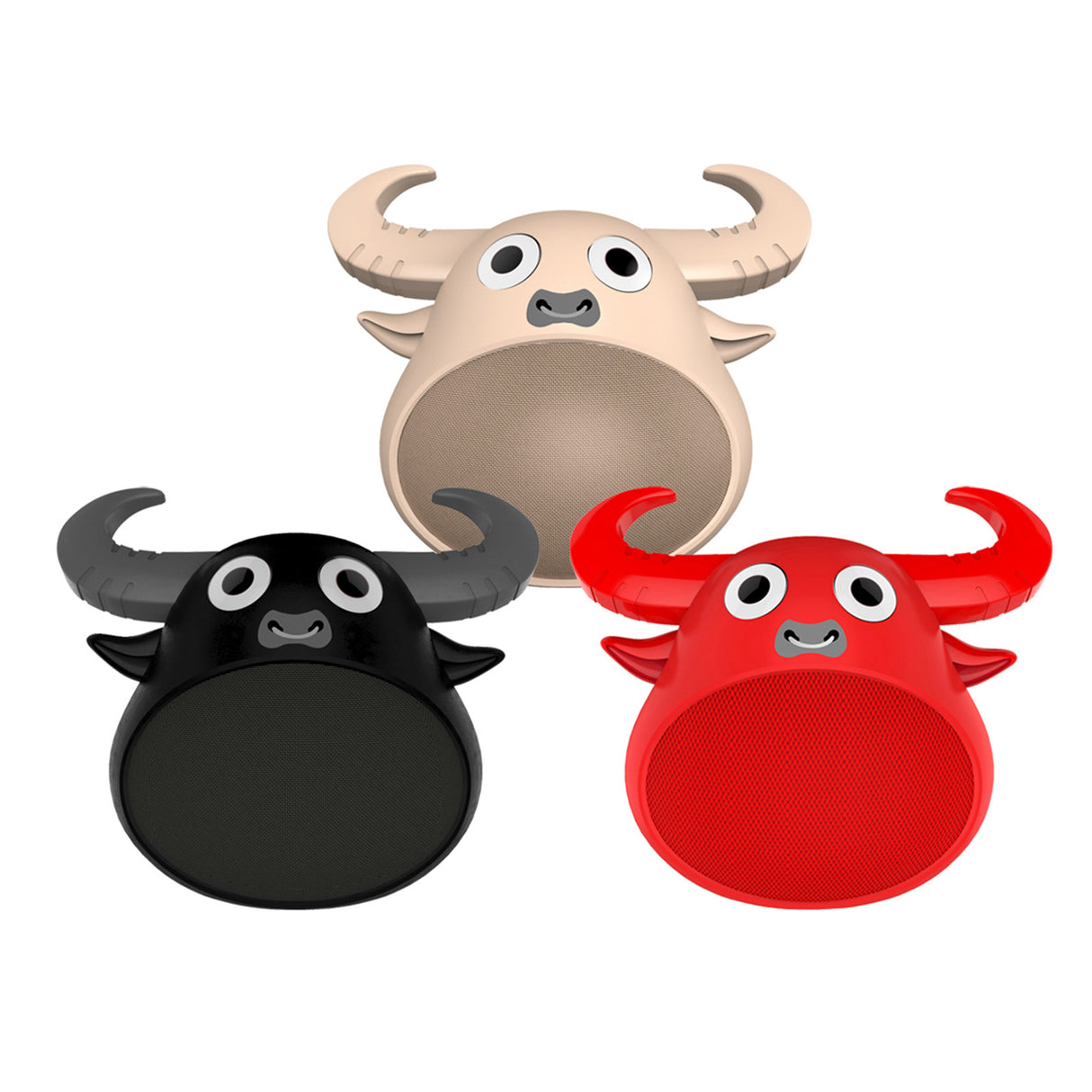 Fitsmart Bluetooth Animal Face Speaker - Red