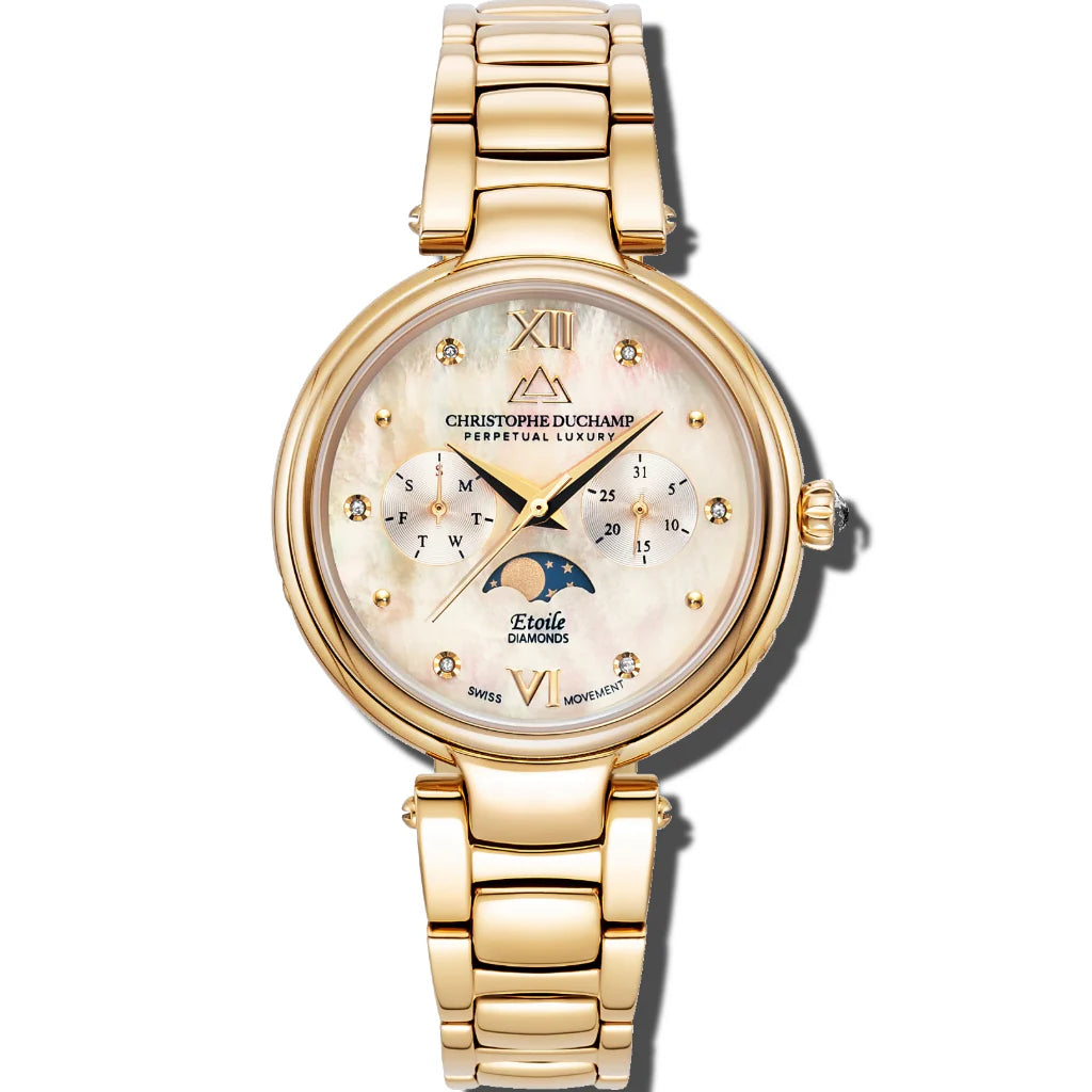 Christophe Duchamp Etoile - Champagne Dial & 316L Stainless Steel Strap