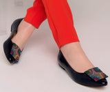 Bosccolo Womens Ballerina - Navy Blue