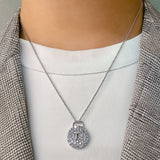 Krystal Couture Fancy Padlock Necklace