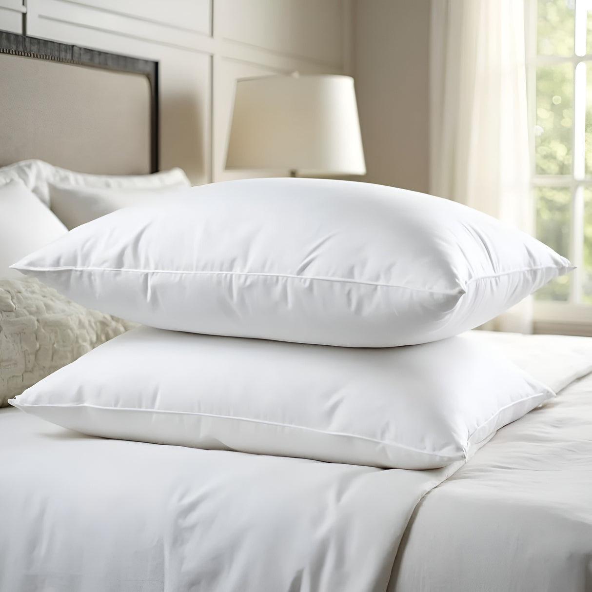 Royal Comfort Goose Pillow Twin Pack - 1000GSM