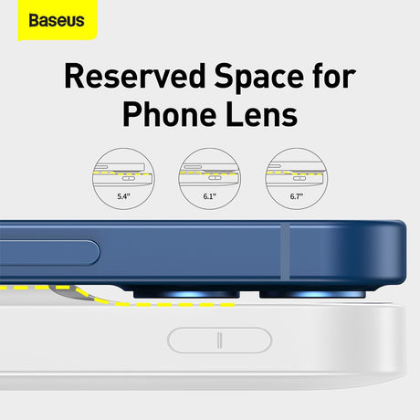 Baseus Magnetic Wireless Quick Charge Power Bank 10000mAh 20W Digital LED Display USB Type-C Type-A - White