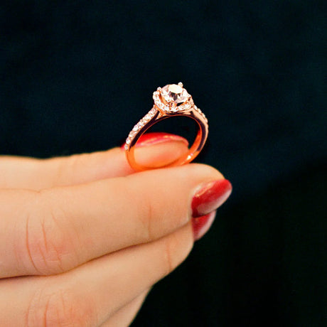 Krystal Couture Engagement Ring Embellished with SWAROVSKI Crystals