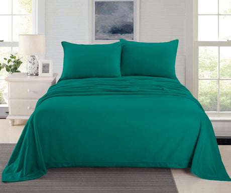 Cashmere Touch Flannelette Sheet Set -  Teal