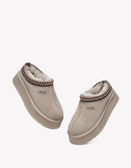Ventus Cow Suede Platform in Brown