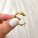 Bullion Gold Elan Irregular Open Claw Gold Ring