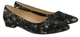 Bosccolo Womens Ballerina - Black / Silver