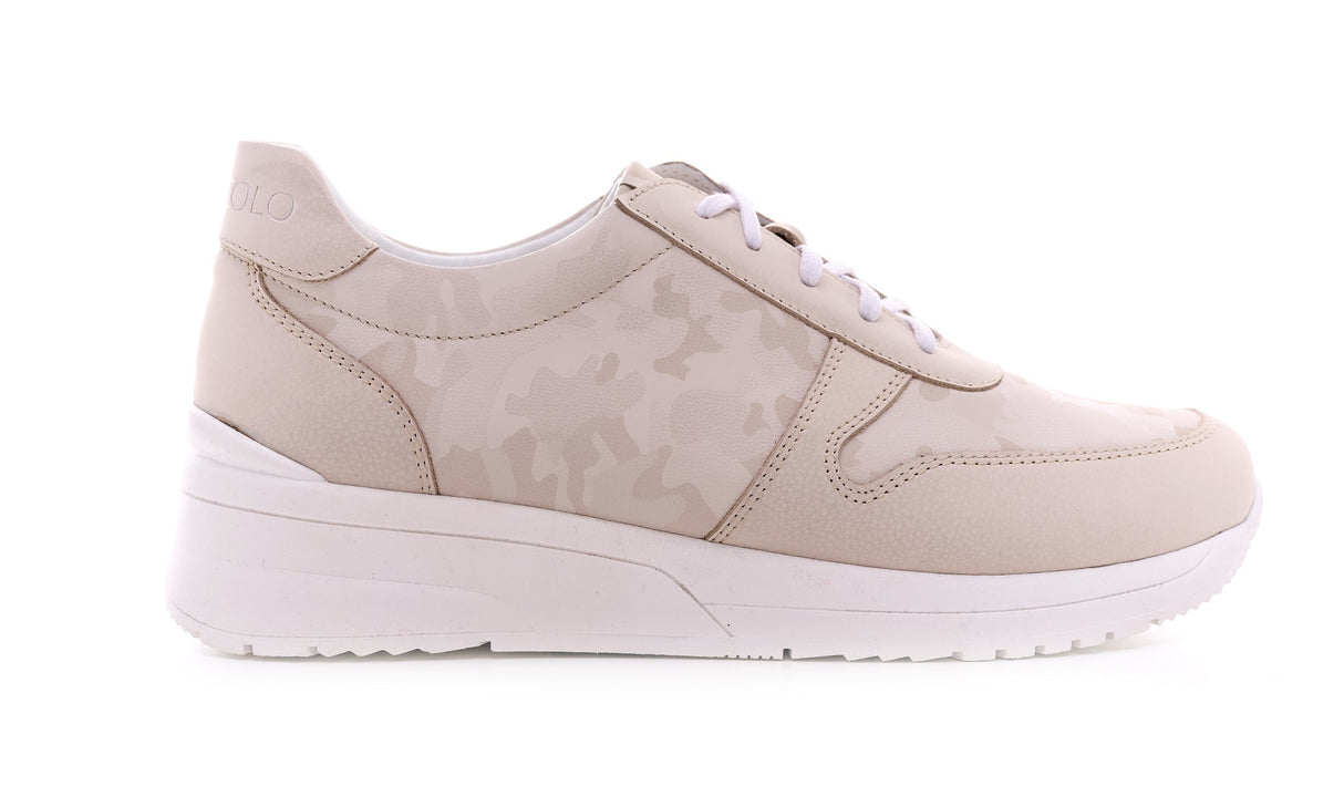 Bosccolo Womens Sneakers - Beige Camouflage