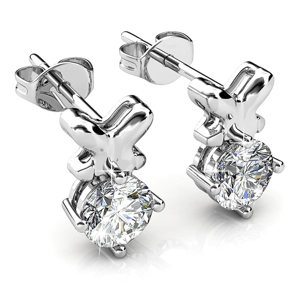 Boxed Treasure Bling White Gold Set Embellished with SWAROVSKI® Crystals