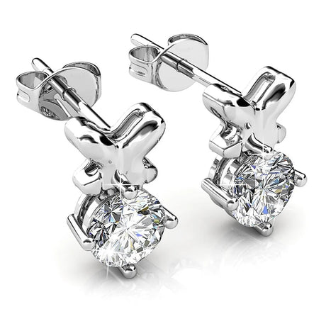 Boxed Treasure Bling White Gold Set Embellished with SWAROVSKI® Crystals