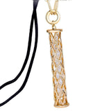 Krystal Couture Krystal Hour Glass Long Necklace Embellished with SWAROVSKI Crystals