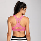 High Impact Lightly Padded Wireless Active Bra - Pink