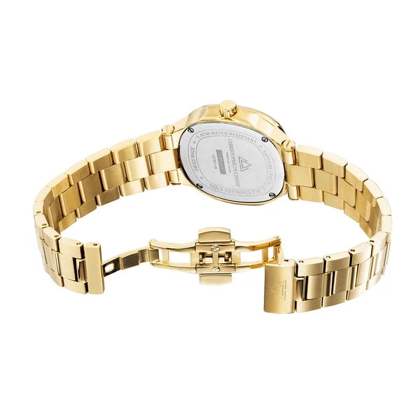 Christophe Duchamp L'envie (Womens) - Champagne Dial & 316L Stainless Steel Strap