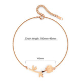 Bullion Gold One Piece Rose Bracelet in Rose Gold Layered Steel Jewellery