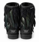 Australian Leather Ugg Classic Feather - Black - AU6