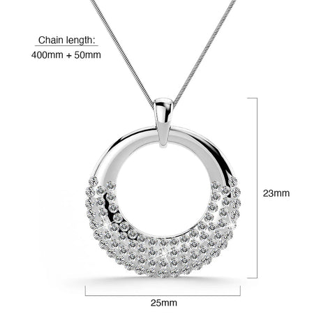 Krystal Couture Hola Necklace Embellished with SWAROVSKI Crystals