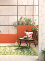 Scion Dhurrie Green 426307 Outdoor Rug