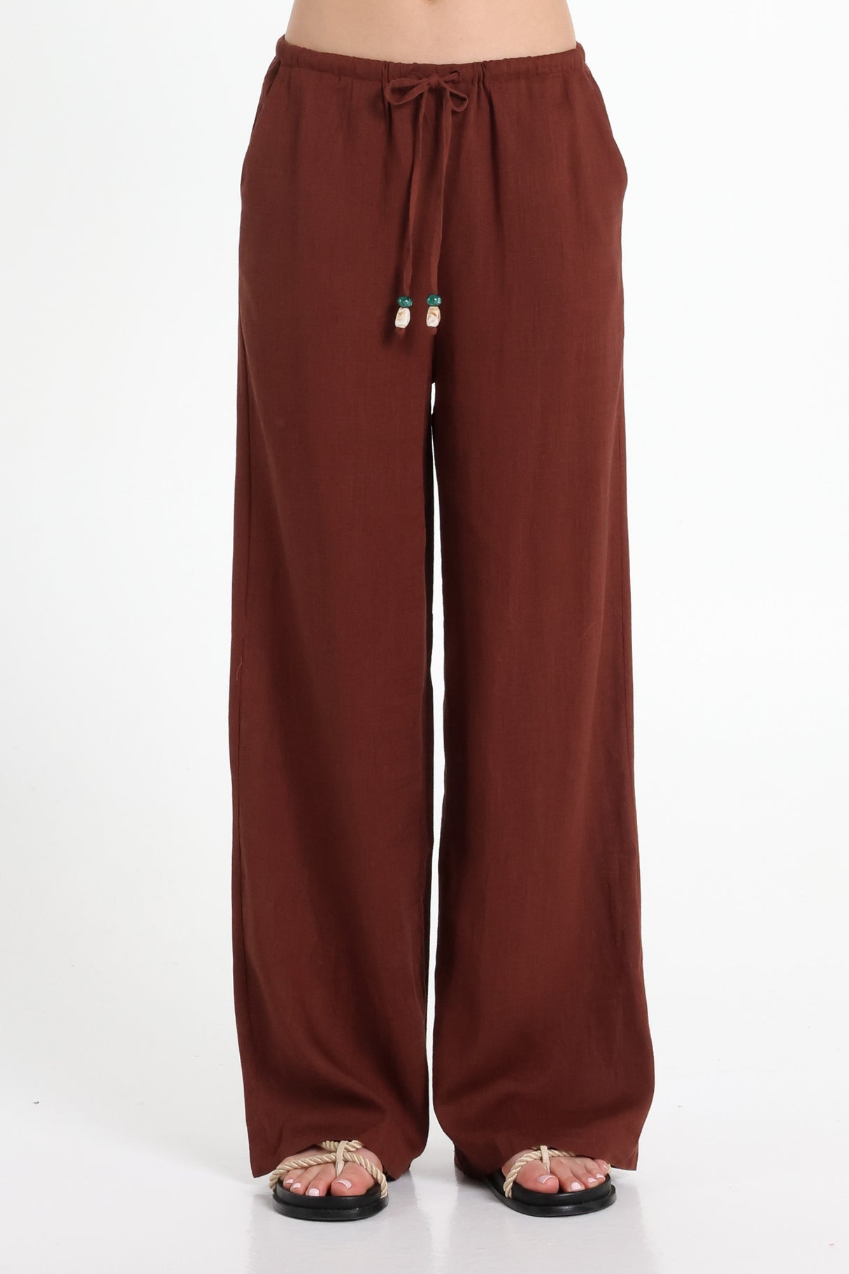 Lost In Lunar Women's Gardenia Pants - Choc