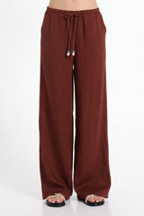 Lost In Lunar Women's Gardenia Pants - Choc