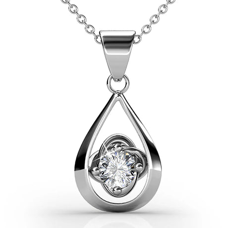 Krystal Couture Center Piece Necklace Embellished with SWAROVSKI Crystals