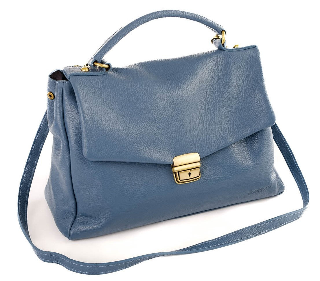 Bosccolo Briefcase - Blue