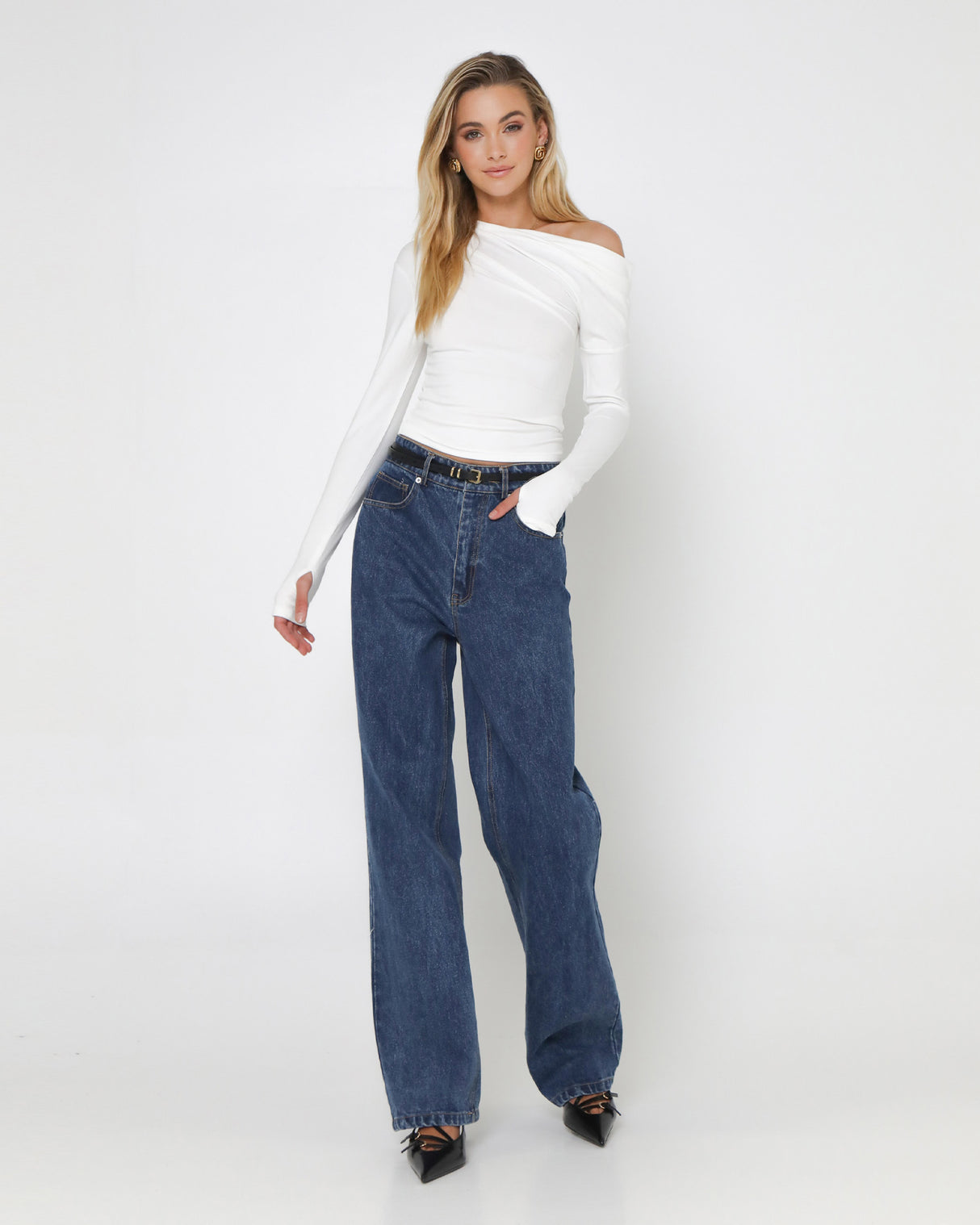 Madison The Label Jazmine Top - White