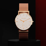 Bullion Gold Bullion Gold Seamless Dial Watch - Rose Gold and White