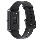 TODO Fitness Tracker Smart Watch BT 5.0 1.47" Display Thermometer BPM Monitor - Black