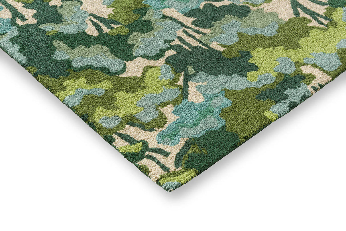 Harlequin Tree Tops Green 443807 Outdoor Rug