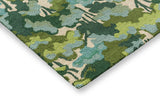Harlequin Tree Tops Green 443807 Outdoor Rug