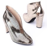 Bosccolo Womens Ankle Boots - Golden