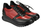 Bosccolo Womens Sneakers - Black/Red
