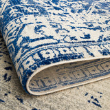 Evoke 253 White Navy Rug