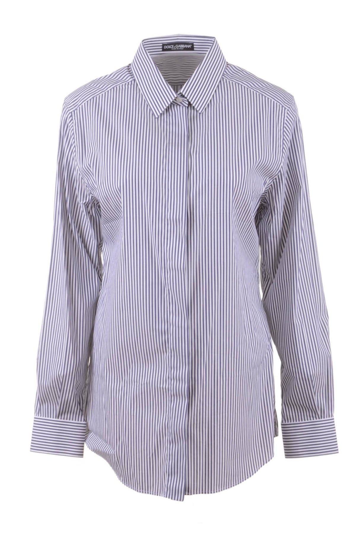 Dolce & Gabbana Women Stripes Long Sleeve Shirt