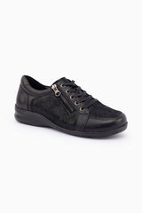 Klouds Jaslyn Black Print Stretch