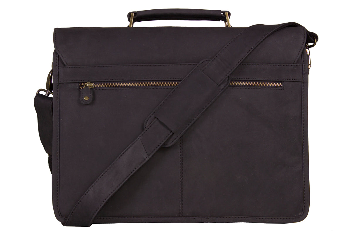 Mens Black Leather Bag